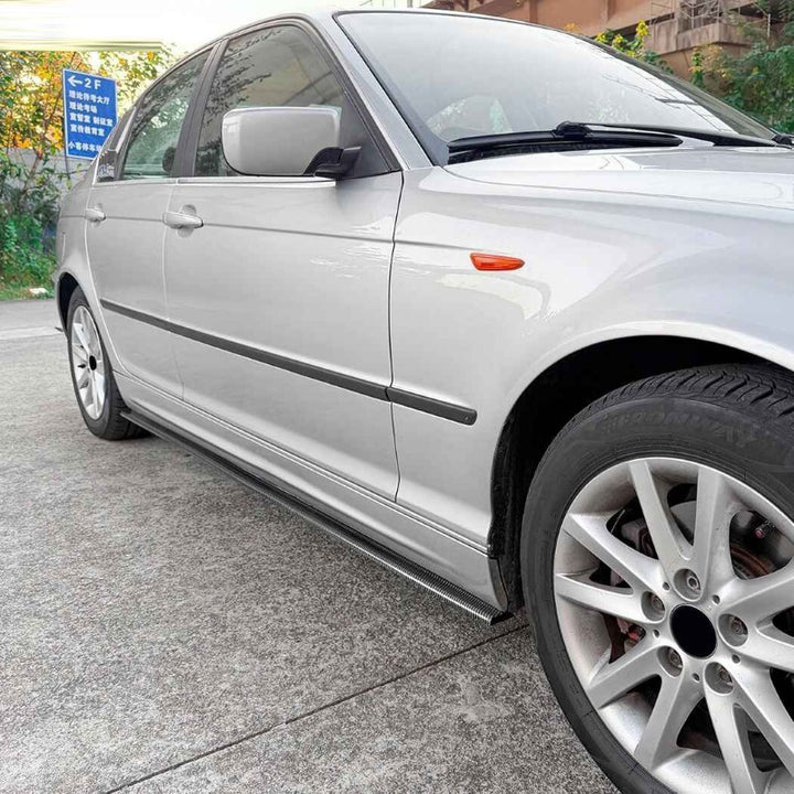 Car Craft Compatible With Bmw 3 Series E46 Sport 1998-2005 Car Side Skirts Splitter Running Board Trim Zst-1439 Gb Glossy Black - CAR CRAFT INDIA