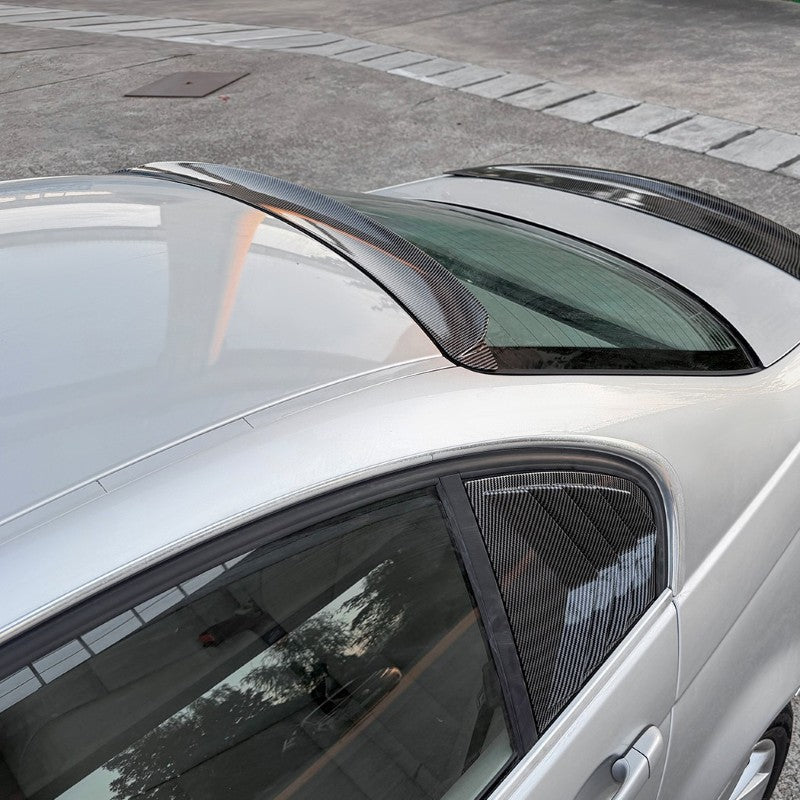 Car Craft Compatible With Bmw 3 Series E46 1998-2004 M3 Rear Trunk Wing Boot Roof Lip Spoiler M3 Style Zst-1406 Gb Glossy Black - CAR CRAFT INDIA