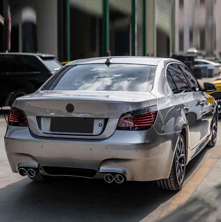 Car Craft Compatible With Bmw 5 Series E60 2006-2010 Front Rear Bumper Upgrade Convert To M Sport Mt M Tech Bodykit Body Kit Diffuser After Lip Model A 00-00 CC-10667