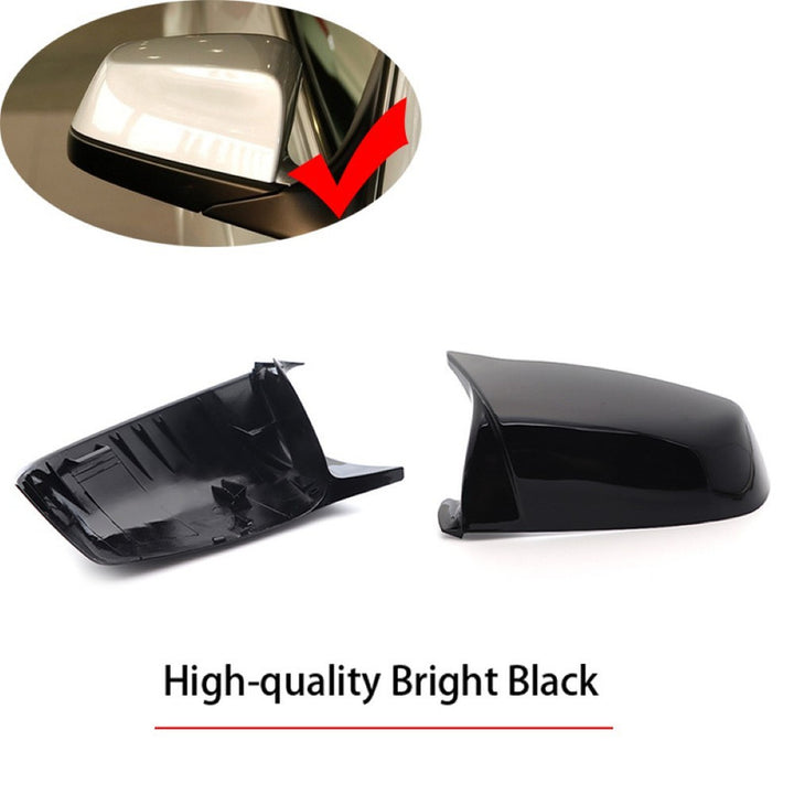 Car Craft Compatible With Bmw 5 Series E60 2004-2010 6 Series E63 2004-2011 Side Rear View Wing Mirror Cap Cover Replacement Style Carbon Fiber Look Gc E60 019 020 Cf CC-10670