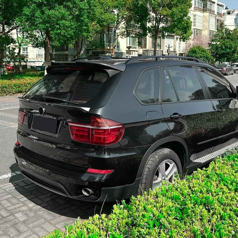 Car Craft Compatible With Bmw X5 E70 2008-2013 Trunk Roof Wing Lip Boot Rear Spoiler Zst-1120 Gb Glossy Black - CAR CRAFT INDIA
