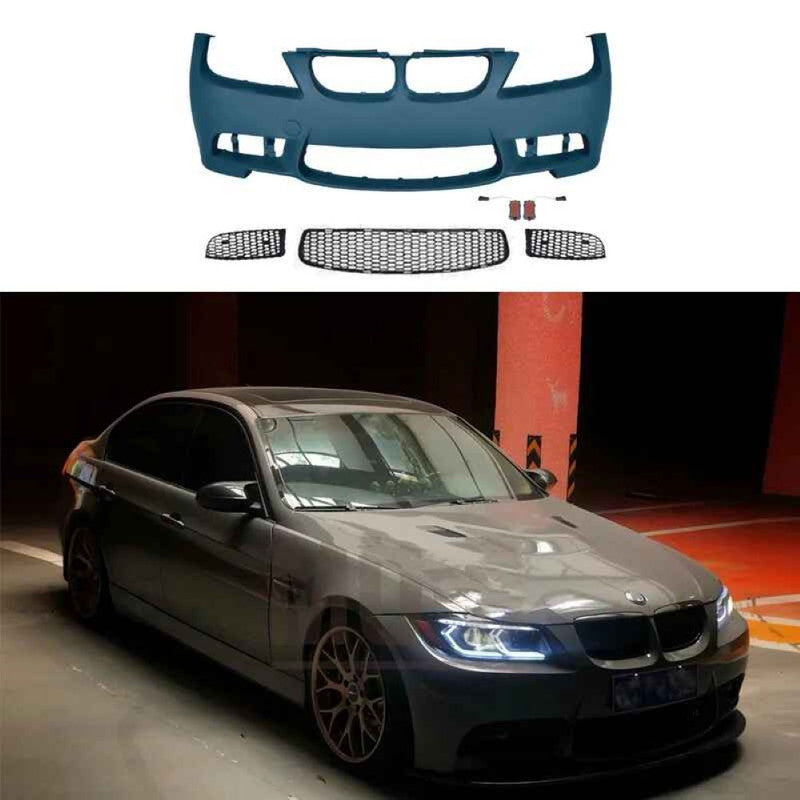 Car Craft Compatible With Bmw 3 Series E90 2005-2008 Front Bumper Upgrade Convert To M Sport M3 Bodykit Bumper - CAR CRAFT INDIA