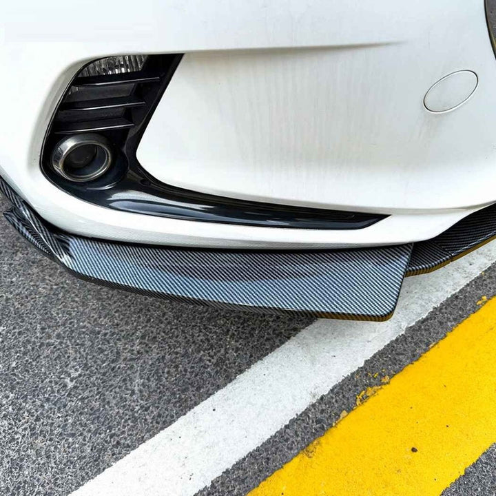 Car Craft Compatible With Hyundai Elantra Mk6 2015-2020 Front Bumper Lip Skirt Trim Glossy Black Zst-1712 Gb
