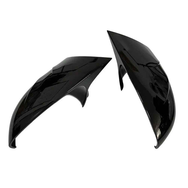 Car Craft Compatible With Lexus Es 2018-2023 Side Rear View Case Wing Cap Shell Housing Mirror Covers 3m Tape Pasting Style Glossy Black Glossy Black