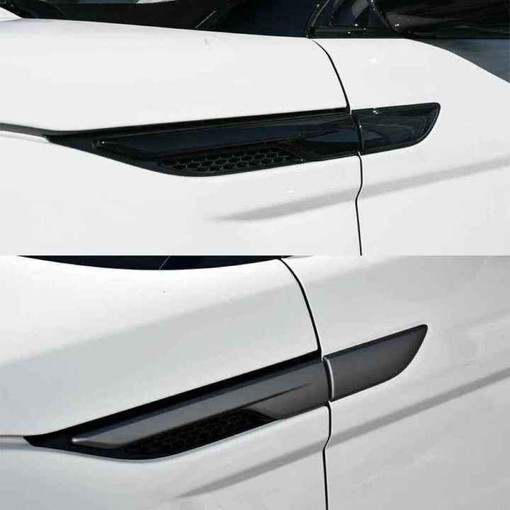 Car Craft Compatible With Land Rover Range Rover Evoque 2012-2018 Fender Side Air Vent Outlet Cover Trim Decorative Left Big Gray - CAR CRAFT INDIA