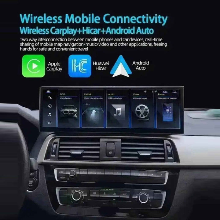 Car Craft Compatible With Bmw 7 Series F01 F02 2009-2014 Android Multimedia Infotainment Player With Wireless Carplay And Android Auto 4+64gb Gb 14.9 Inch Nbt