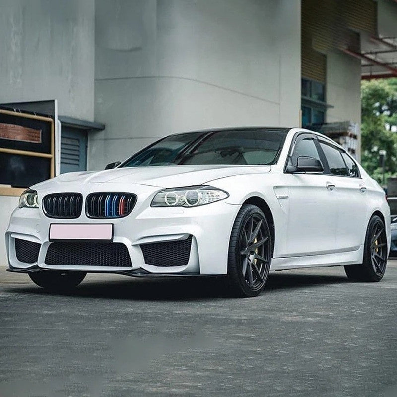 Car Craft Compatible With Bmw 5 Series F10 2010-2017 Front Bumper Upgrade Convert To M Sport M4 Bodykit Body Kit Bumper CC-10679
