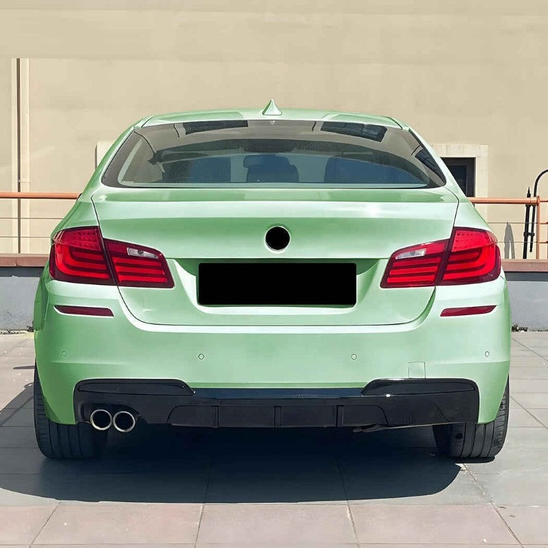 Car Craft Compatible With Bmw 5 Series F10 2010-2017 M Sport M5 Rear Bumper Lip Splitter Diffuser Skirts 00- Carbon Fiber Look Zst-1424 00-cf Carbon Fiber Look - CAR CRAFT INDIA