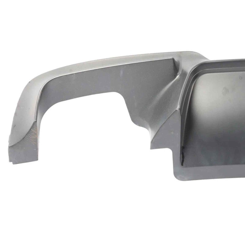 Car Craft Compatible With Bmw 5 Series F10 2010-2017 M Sport M5 Bumper Diffuser Rear After Lip Skirt 2 Fin Glossy Black