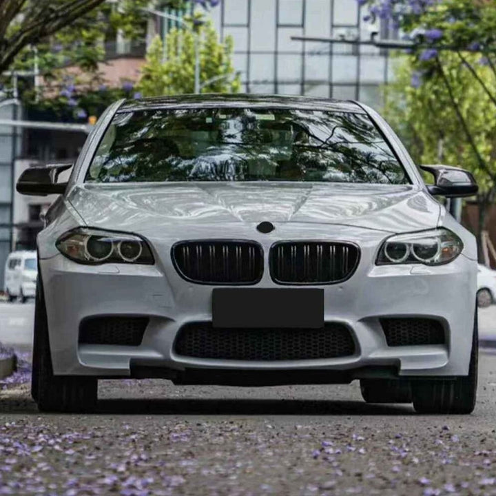 Car Craft Compatible With Bmw 5 Series F10 2010-2017 Upgrade Facelift Convert To M Sport M5 Bodykit Front Bumper Skirt With Fog Lamp Hole Gc F10/18-009