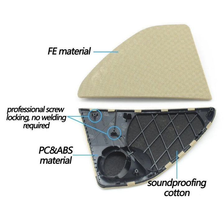 Car Craft Compatible With Bmw 5 Series F10 2010-2016 Car Door Upgraded Horn Loud Speaker Grill Sound Audio Cover Rear Red Right 51427261966 - CAR CRAFT INDIA