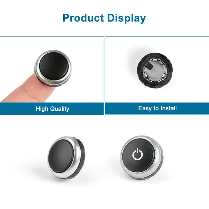 Car Craft Compatible With Bmw 5 Series F10 F07 Gt 11-17 6 Series F06 11-15 7 Series F01 F02 F04 09-15 X5 X6 F15 F16 14-18 Front Console Radio Music Player Volume Knob Switch Button 61319230047 Without Letter CC-7929 - CAR CRAFT INDIA