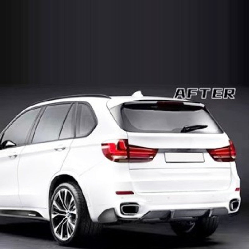 Car Craft Compatible With Bmw X5 F15 2014-2018 M Tech Bumper Bodykit M Performance M Tech Mt Bodykit Body Kit Front Lip Splitter Skirt Side Skirt Rear Afte Rlip Diffuser Trim Gc F15 012