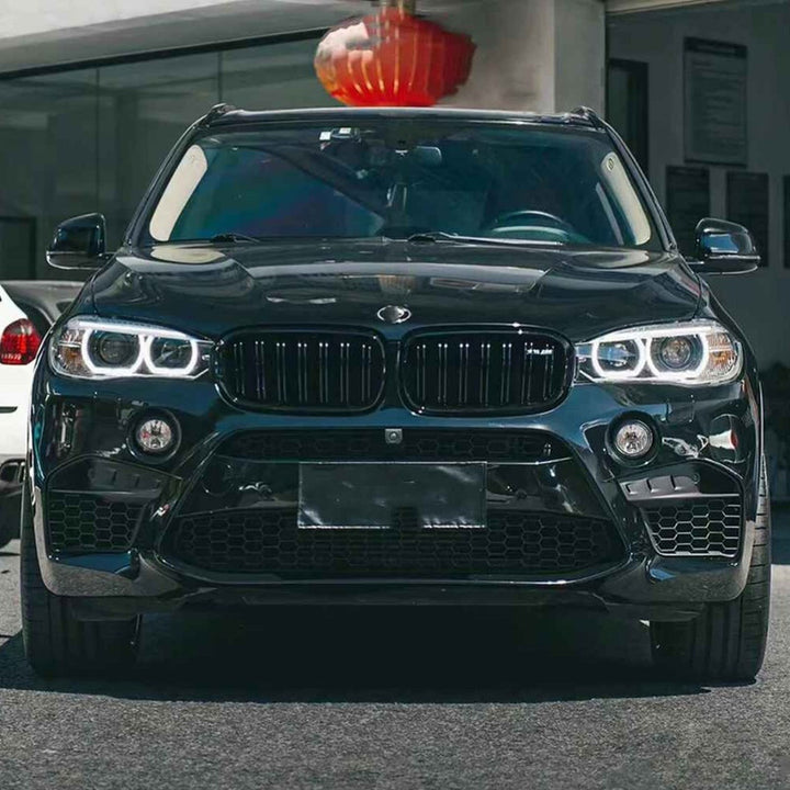 Car Craft Compatible With Bmw X5 F15 2014-2019 Front Bumper Upgrade Convert To M Sport Mp M Performance M Sport X5m Bodykit Wheel Arch F15-004 Gc