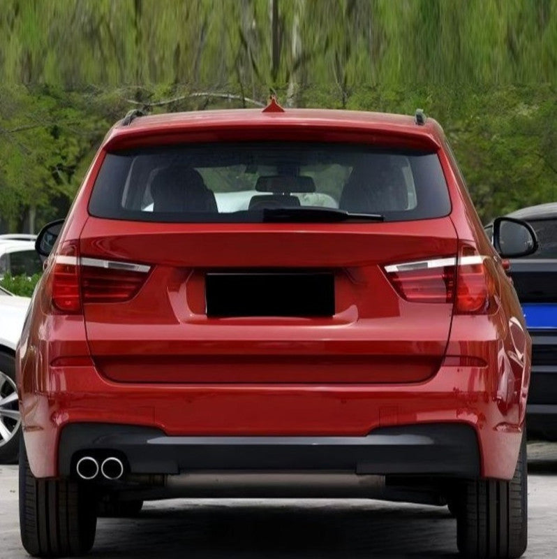 Car Craft Compatible With Bmw X3 Lci F25 2014-2017 Upgrade Convert To M Sport M Performance Mt M Tech X3m Bodykit Body Kit Rear Bumper After Lip Diffuser Skirs Splitter Gc F25 006 007 B 0-0
