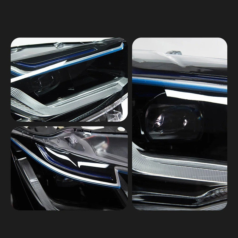 Car Craft Compatible With Bmw X3 F25 2015-2017 Lci Car Front Upgraded Head Light Lamp Xenon Headlight Retrofit Upgrade Modified Led Drl Hid Defender Style - CAR CRAFT INDIA