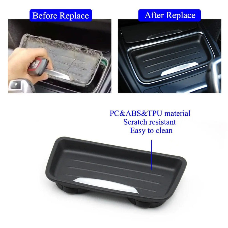 Car Craft Compatible With Bmw 3 Series F30 F34 F80 M3 2013-2019 4 Series F32 2013-2018 Car Center Console Cup Holder Storage Tray Insert Cover Trim 51169232068 - CAR CRAFT INDIA