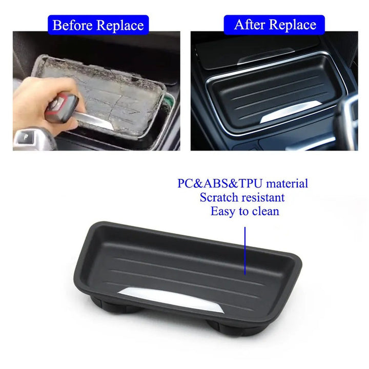 Car Craft Compatible With Bmw 3 Series F30 F34 F80 M3 2013-2019 4 Series F32 2013-2018 Car Center Console Cup Holder Storage Tray Insert Cover Trim 51169232068 - CAR CRAFT INDIA