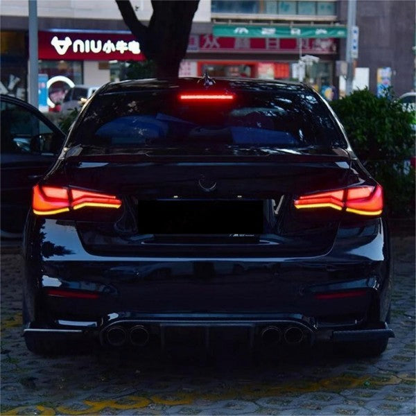 Car Craft Compatible With Bmw 3 Series F30 2012-2018 Car Rear Upgraded Tail Light Lamp Xenon Taillight Retrofit Upgrade Modified Led Drl Hid Light Laster 2 Style Smoke - CAR CRAFT INDIA