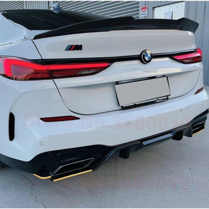 Car Craft Compatible With Bmw 2 Series F44 2020-2025 Rear Trunk Wing Boot Lip Wing Spoiler Psm Big Glossy Black