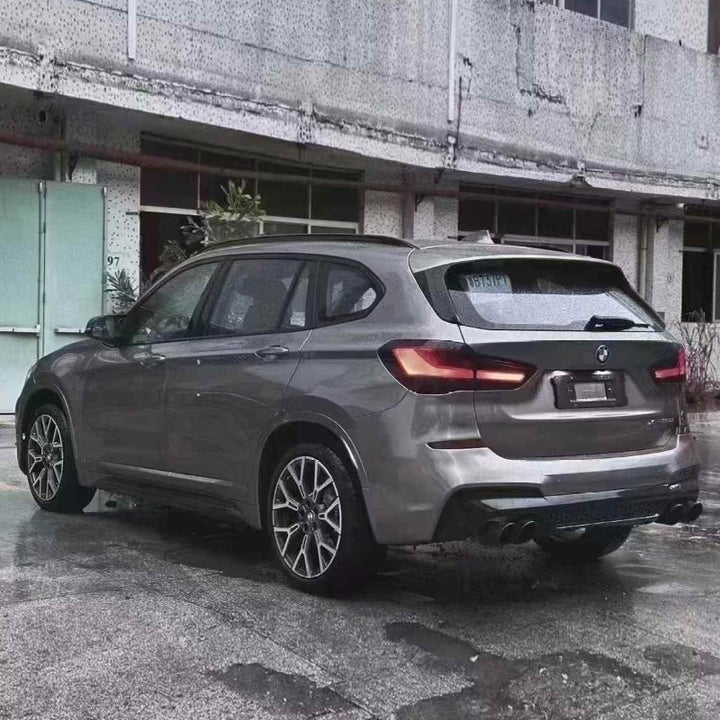 Car Craft Compatible With Bmw X1 F48 F49 2016-2022 Upgrade Facelift Convert To X3 G01 G08 X3m 2023 Bodykit Bumper Mesh Side Vent Splitter Skirts Grill Exhaust Pipe Tip - CAR CRAFT INDIA