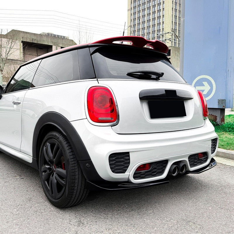 Car Craft Compatible With Mini Cooper F55 F56 F57 2014-2022 After Rear Bumper Jcw Lip Diffuser Splitter Skirt Zst-1390 Gb Gloss Black Zst-1390 Gb Gloss Black