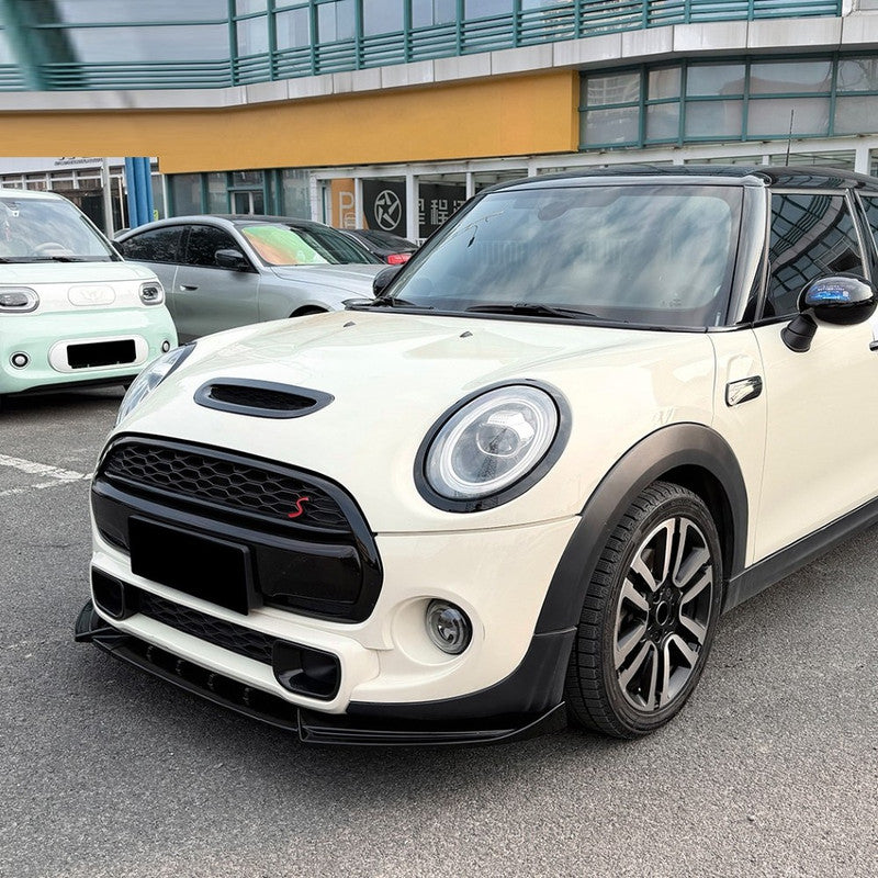Car Craft Compatible With Mini Cooper F55 F56 F57 2014-2022 Front Bumper Lip Jcw Splitter Skirt Zst-1367 Gb Gloss Black Zst-1367 Gb Gloss Black