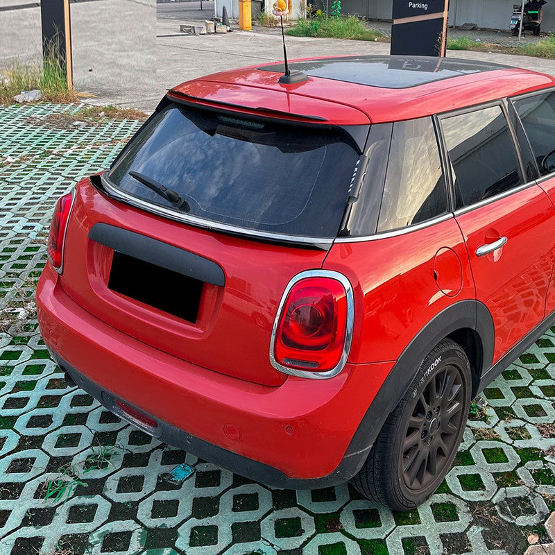 Car Craft Compatible With Mini Cooper F55 F56 2014-2022 Rear Trunk Wing Boot Lip Roof Mid Spoiler Zst-1342 Gb Gloss Black