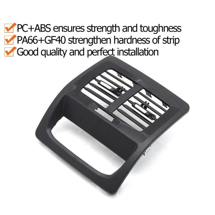 Car Craft Compatible With Bmw Ix3 G08 Bev 2019-2024 X3 G01 2018-2021 X3m F97 2017-2021 X4 G02 2017-2021 X4m F98 2017-2021 Car Rear Ac Vent Grille Panel Air Conditioning 64229363822-c Black Model A