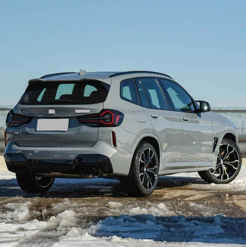 Car Craft Compatible With Bmw X3 G01 G08 Lci 2022-2025 Front Bumper Upgrade Convert To M Sport X3m Bodykit Grill Exhaust Tip Diffuser Grill G01/08-026 Gc