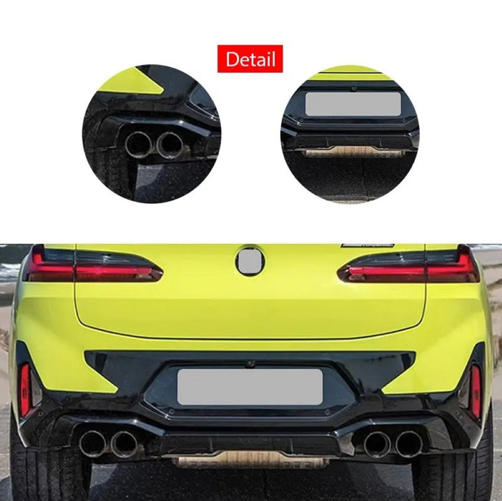 Car Craft Compatible With Bmw X4 G02 Lci 2022-2026 Upgrade Convert To M Sport M Performance X4m F98 Bodykit Body Kit Front Rear Bumper Splitter Grill Lip Diffuser Exhaust Pipe Tip Wheel Arch Trim Cover Gc G02 015