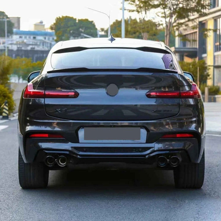 Car Craft Compatible With Bmw X4 G02 2018-2021 Upgrade Convert To M Sport M Performance X4m Bodykit Body Kit Rear Bumper Lip Splitter Skirt Diffuser Gc G02 002