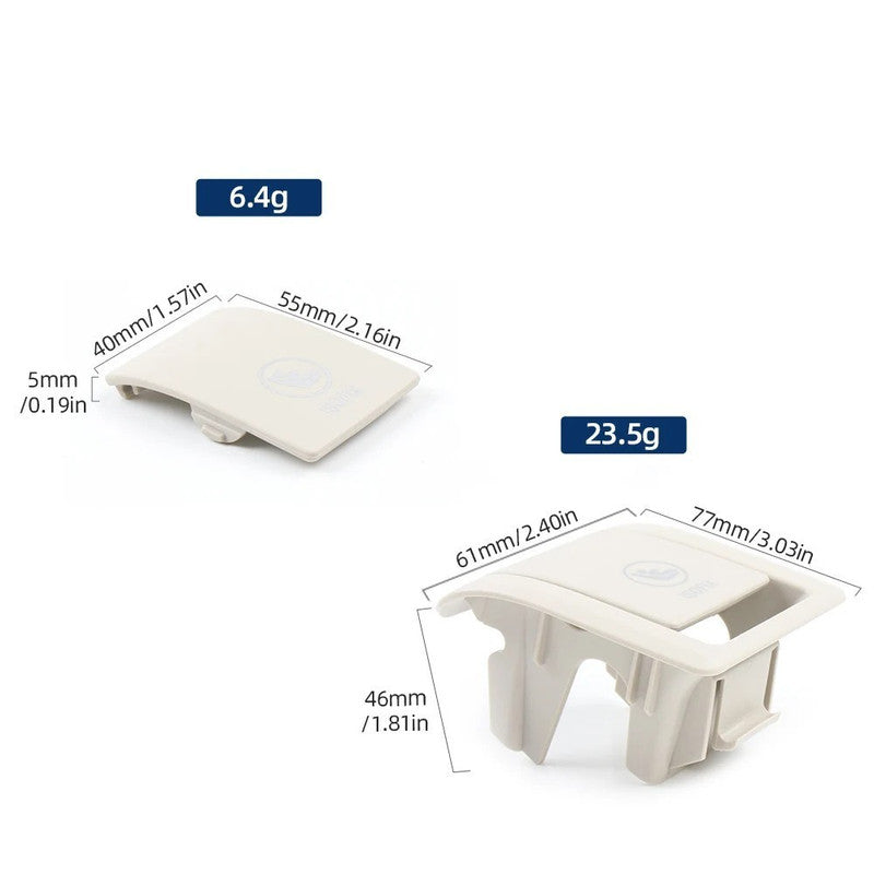 Car Craft Compatible With Bmw X5 G05 X7 G07 2019-2025 Rear Child Seat Anchor Safety Isofix Restraint Backseat Buckle Covers 52208491147 Beige Assembly CC-9033