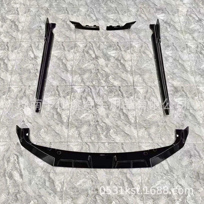 Car Craft Compatible With Bmw X5 G05 Lci 2023-2026 X5m Upgrade Convert To M Sport M Performance X5m Black Samurai Aero Kit Bodykit Body Kit Side Skirt Splitter Front Lip Diffuser Gc F95 002