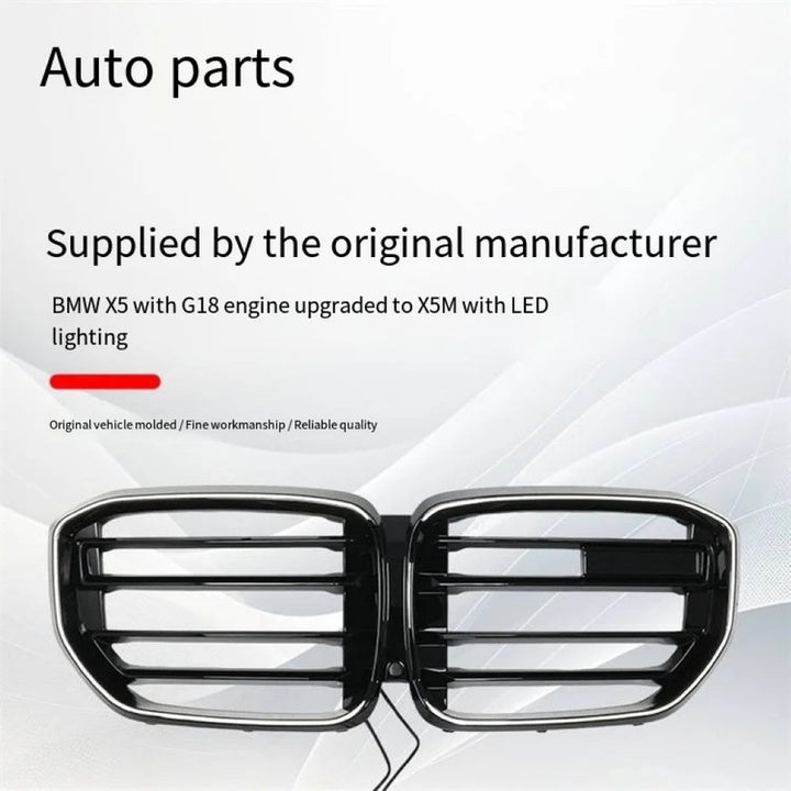 Car Craft Compatible With Bmw X5 G05 Lci 2023-2025 M Sport Front Bumper Show Illuminated Led Glow Grill CC-9673