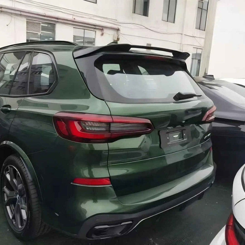Car Craft Compatible With Bmw X5 G05 2019-2025 Rear Trunk Wing Boot Lip Roof Spoiler Df Style Carbon Fiber Look