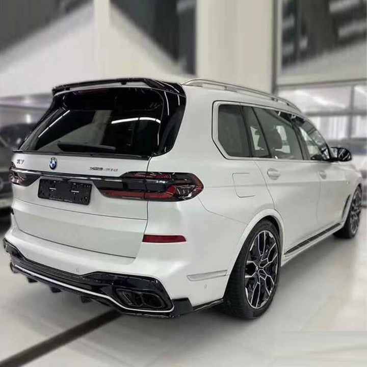 Car Craft Compatible With Bmw X7 G07 Lci 2023+ M Sport Mp M Performance Mt M Tech Bumper Upgrade Convert To X5m Aero Black Samurai Bodykit Diffuser Exhaust Front Lip Spoiler Splitter Gc