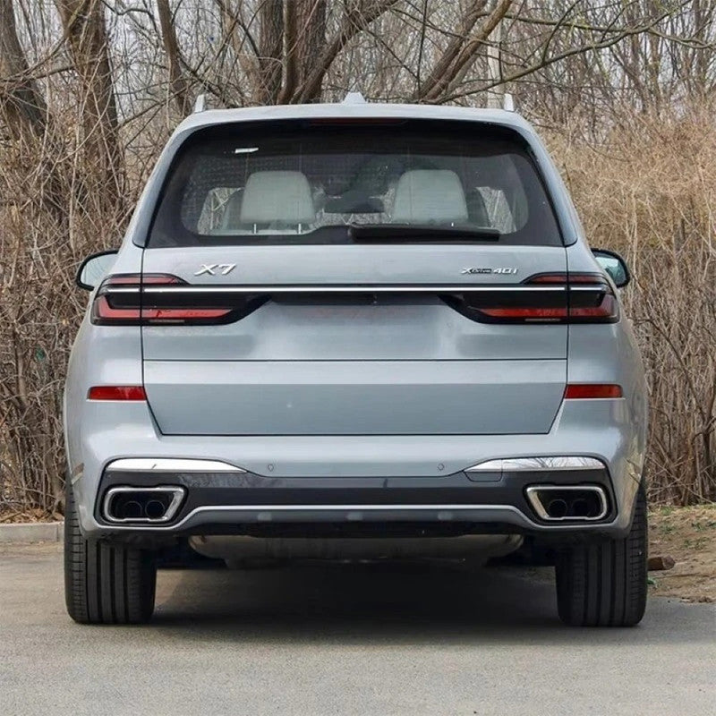 Car Craft Compatible With Bmw X7 G07 Lci 2023+ Front Rear Bumper Upgrade Convert To M Sport M Performance M Tech Mt Bodykit Body Kit Bumper Side Skirt Rear After Lip Diffuser Exhasut Pipe Tips Gc G07 010