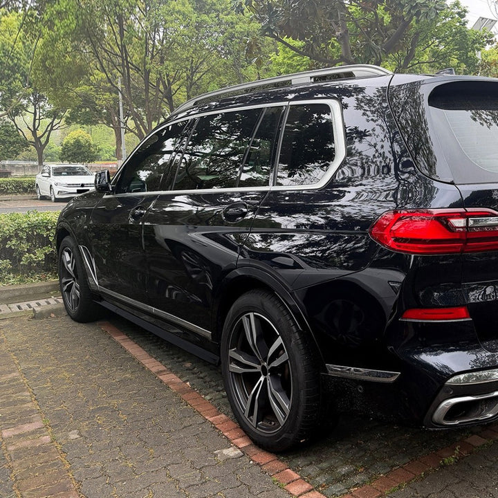 Car Craft Compatible With Bmw X7 G07 2019-2026 M Sport Side Skirt Splitter Trim Running Board Zst-1505 Gb Glossy Black