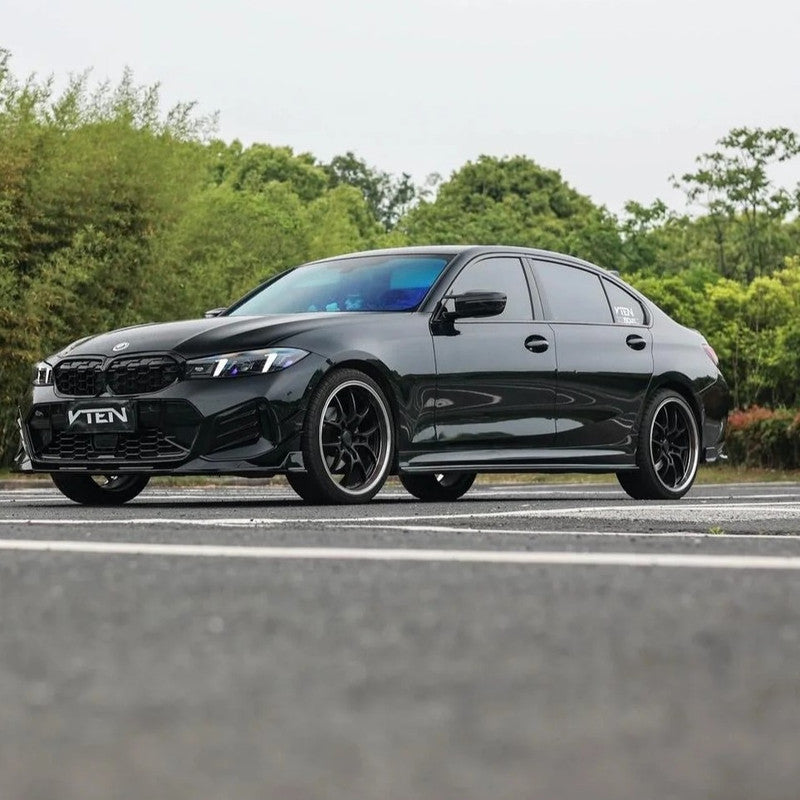 Car Craft Compatible With Bmw 3 Series Lci G20 G28 2023-2026 Front Bumper Lip Splitter Skirt Trim Vten V Ten Style V3
