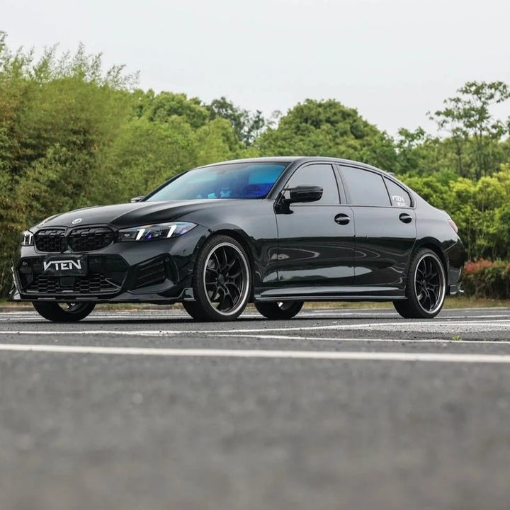 Car Craft Compatible With Bmw 3 Series Lci G20 G28 2023-2026 Front Bumper Lip Splitter Skirt Trim Vten V Ten Style V3