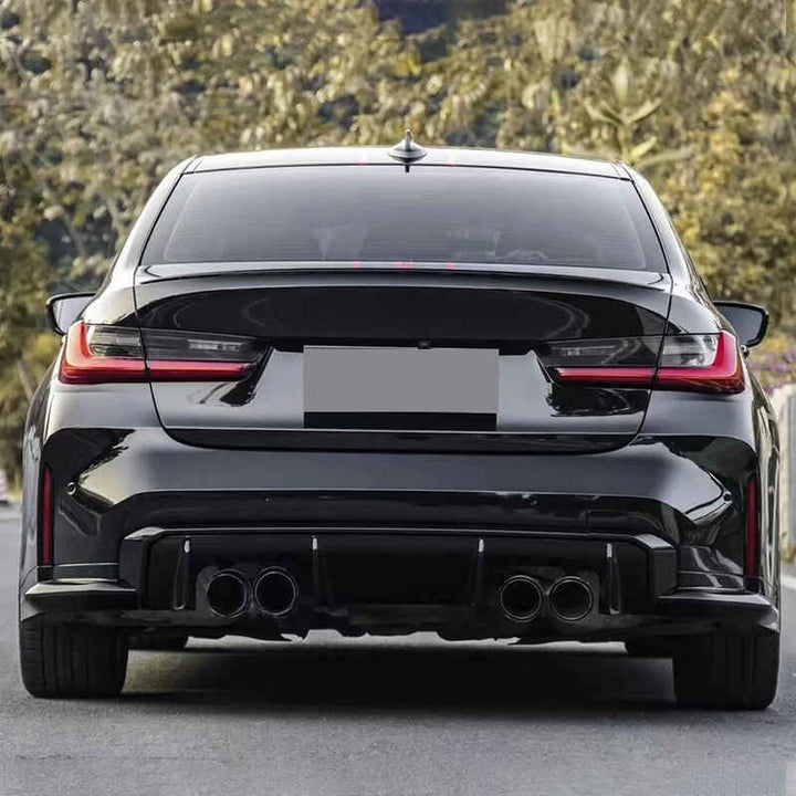 Car Craft Compatible With Bmw 3 Series G20 G28 Lci 2023+ Upgrade Convert To G80 M3 M4 Narrow Bodykit Bumper Grill Fender Hood Side Skirts Grill Diffuser Exhaust Pipe Tip - CAR CRAFT INDIA