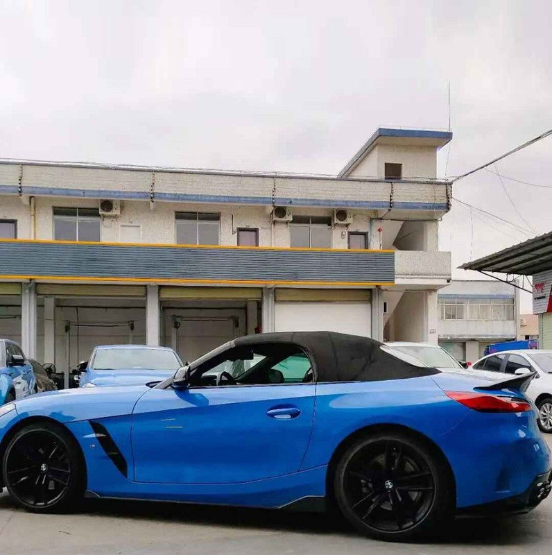 Car Craft Compatible With Bmw Z4 G29 2019-2025 Side Skirts Running Board Lip Splitter Skirts Trim Canard Real Carbon Fiber - CAR CRAFT INDIA