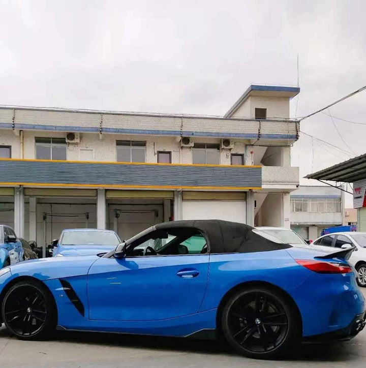 Car Craft Compatible With Bmw Z4 G29 2019-2025 Side Skirts Running Board Lip Splitter Skirts Trim Canard Real Carbon Fiber - CAR CRAFT INDIA
