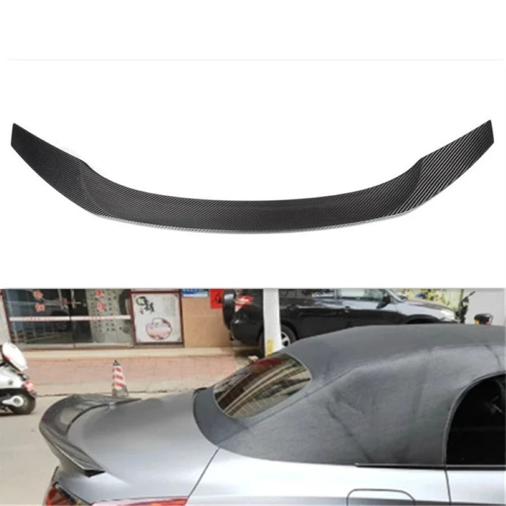 Car Craft Compatible With Bmw Z4 G29 2019-2025 Rear Trunk Wing Lip Boot Spoiler Splitter Real Carbon Fiber - CAR CRAFT INDIA