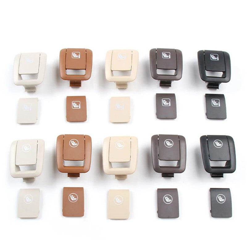 Car Craft Compatible With Bmw 5 Series G30 2017-2024 Rear Child Seat Anchor Safety Isofix Restraint Backseat Buckle Covers 52207451004-1 Beige B CC-9038