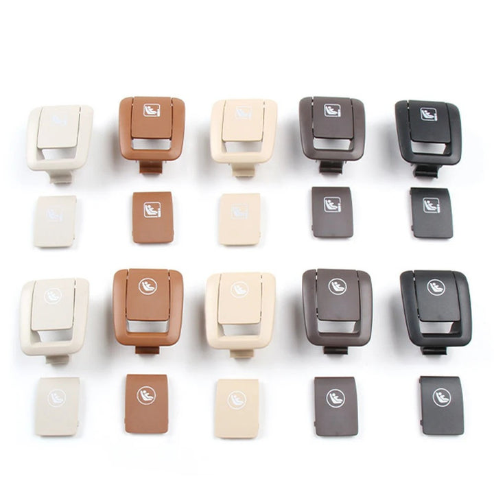 Car Craft Compatible With Bmw 5 Series G30 2017-2024 Rear Child Seat Anchor Safety Isofix Restraint Backseat Buckle Covers 52207451004-1 Beige B CC-9038