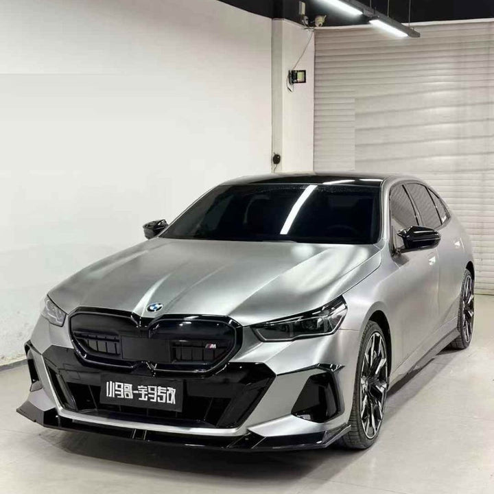 Car Craft Compatible With Bmw 5 Series G60 2024+ Front Bumper Lip Splitter Skirts Trim V Ten Vten Style - CAR CRAFT INDIA