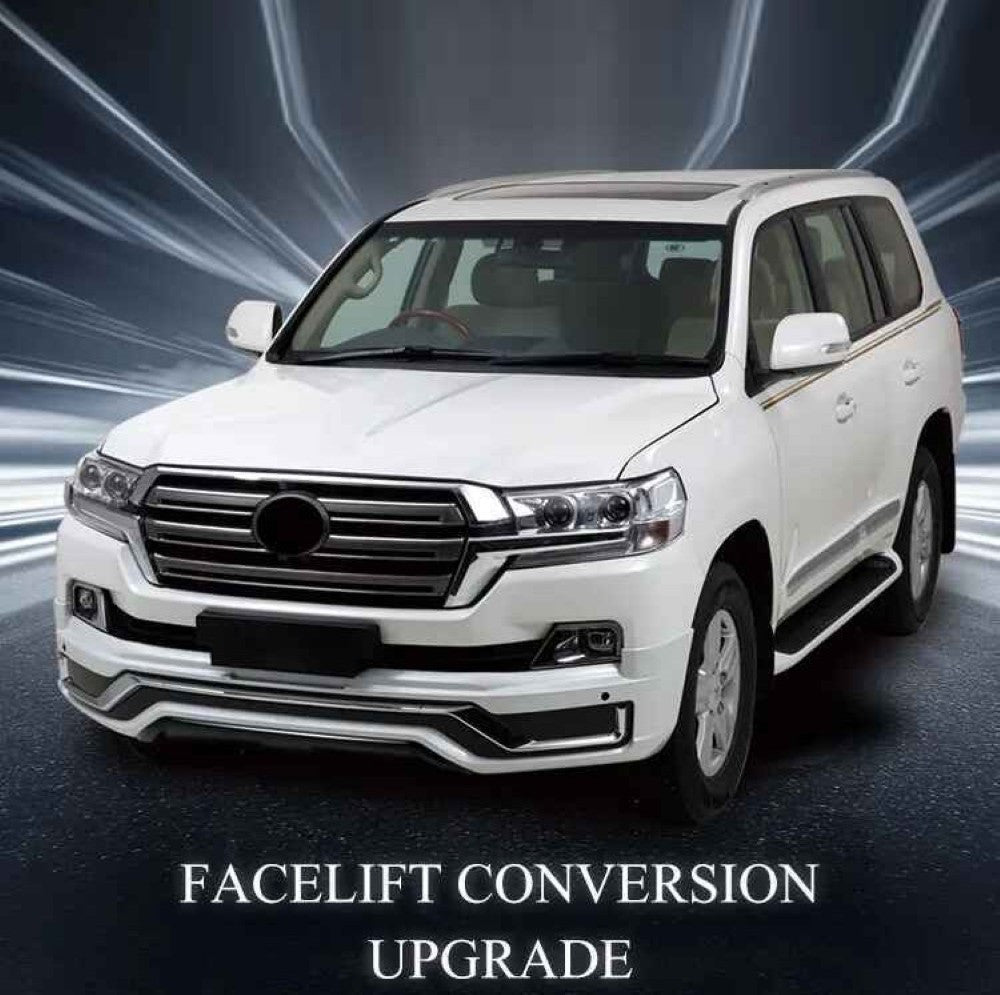 Car Craft Compatible With Toyota Land Cruiser Lc200 Lc 200 2016-2021 Front Bumper Lip Skirt Splitter Trim