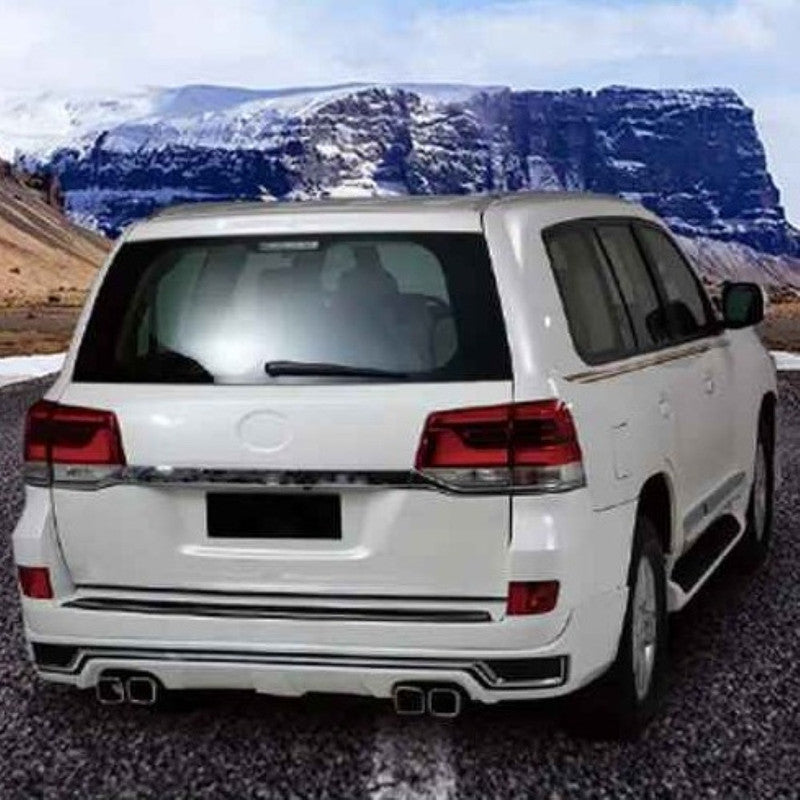 Car Craft Compatible With Toyota Land Cruiser Lc200 Lc 200 2016-2021 Rear Bumper Lip Skirt Splitter Trim